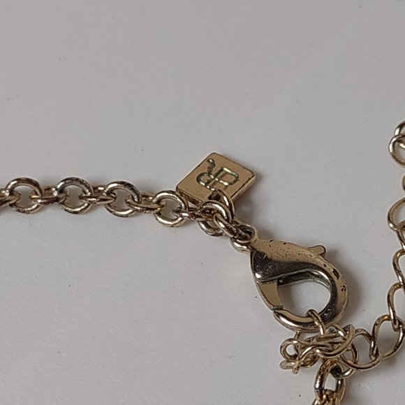 Metal, Faux Pearl, Glass, And Plastic Pretty Necklace 18.5 To 20.5 Inches - Picture 7 of 15